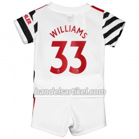 Manchester United Williams 33 Kinder Ausweich Trikotsatz 2020/21 Kurzarm (+ Kurze Hosen)